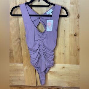 Promise Halo ruched body suit NWT
